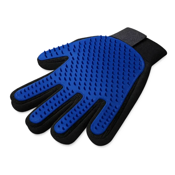Pet Grooming Gloves – Hair Remover & Bath Brush for Dogs & Cats