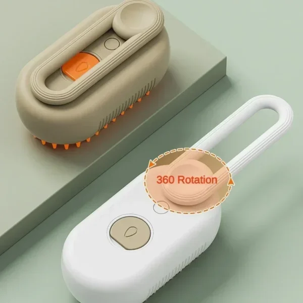 3-in-1 Steam Pet Brush – Massage, Spray & Hair Removal - Image 2
