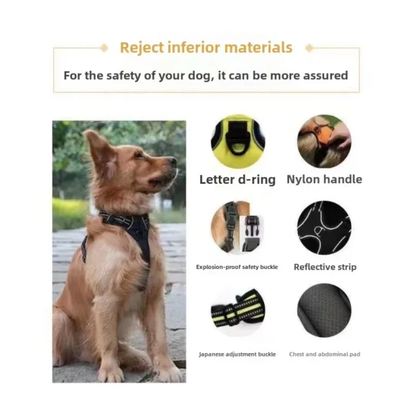 No-Pull Reflective Dog Harness – Adjustable & Padded - Image 6