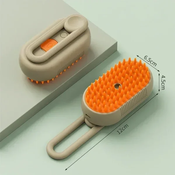 3-in-1 Steam Pet Brush – Massage, Spray & Hair Removal - Image 5