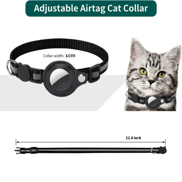 Cat Collar with AirTag Holder - Image 4