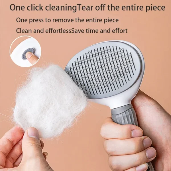 Pet Hair Brush & Comb – Grooming Tool for Dogs & Cats - Image 2