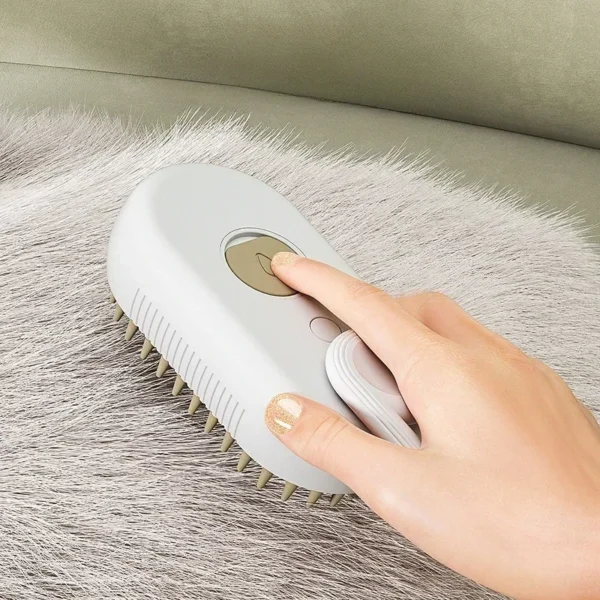 3-in-1 Steam Pet Brush – Massage, Spray & Hair Removal - Image 4
