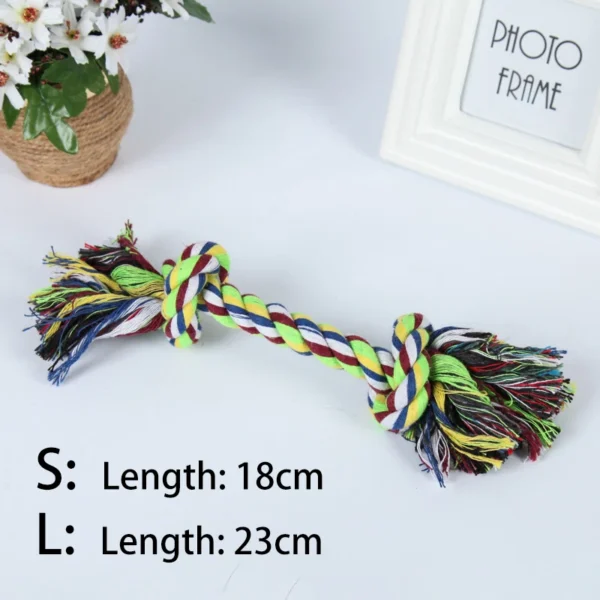 Pet Bite Rope Toy – Chew-Resistant Cotton Knot - Image 2
