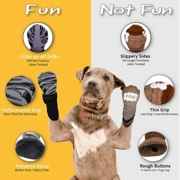 Non-Slip Dog Socks – Breathable, Waterproof & Anti-Shedding - Image 4