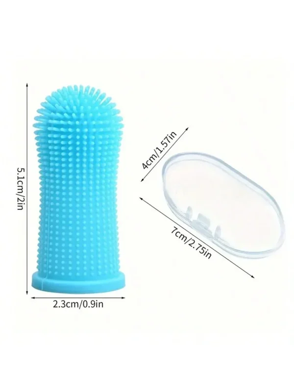 Pet Finger Toothbrush – Soft Silicone Cleaner for Dogs & Cats - Image 4