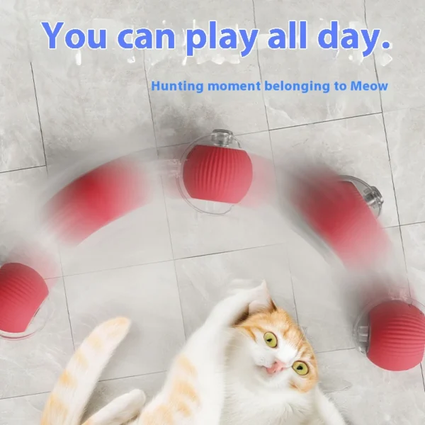 Interactive Electric Cat Ball – Smart Sensor Toy - Image 2